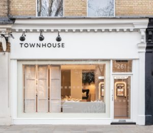 exterior shot of king's road townhouse salon