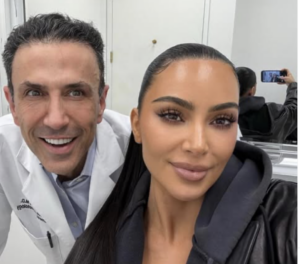 Simon Ourian and Kim Kardashian